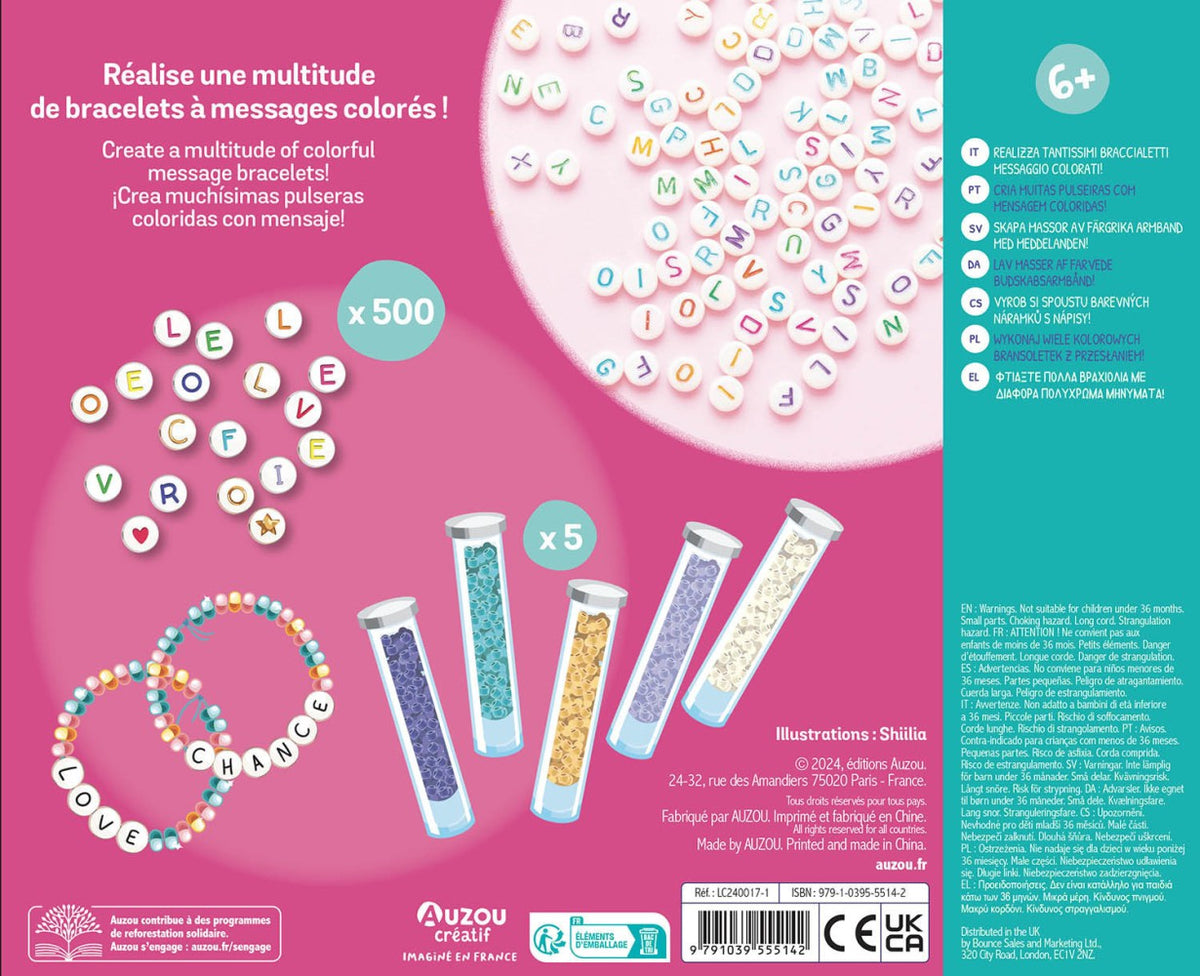 Mon coffret d'artiste - Mes bracelets à messages (Multi)