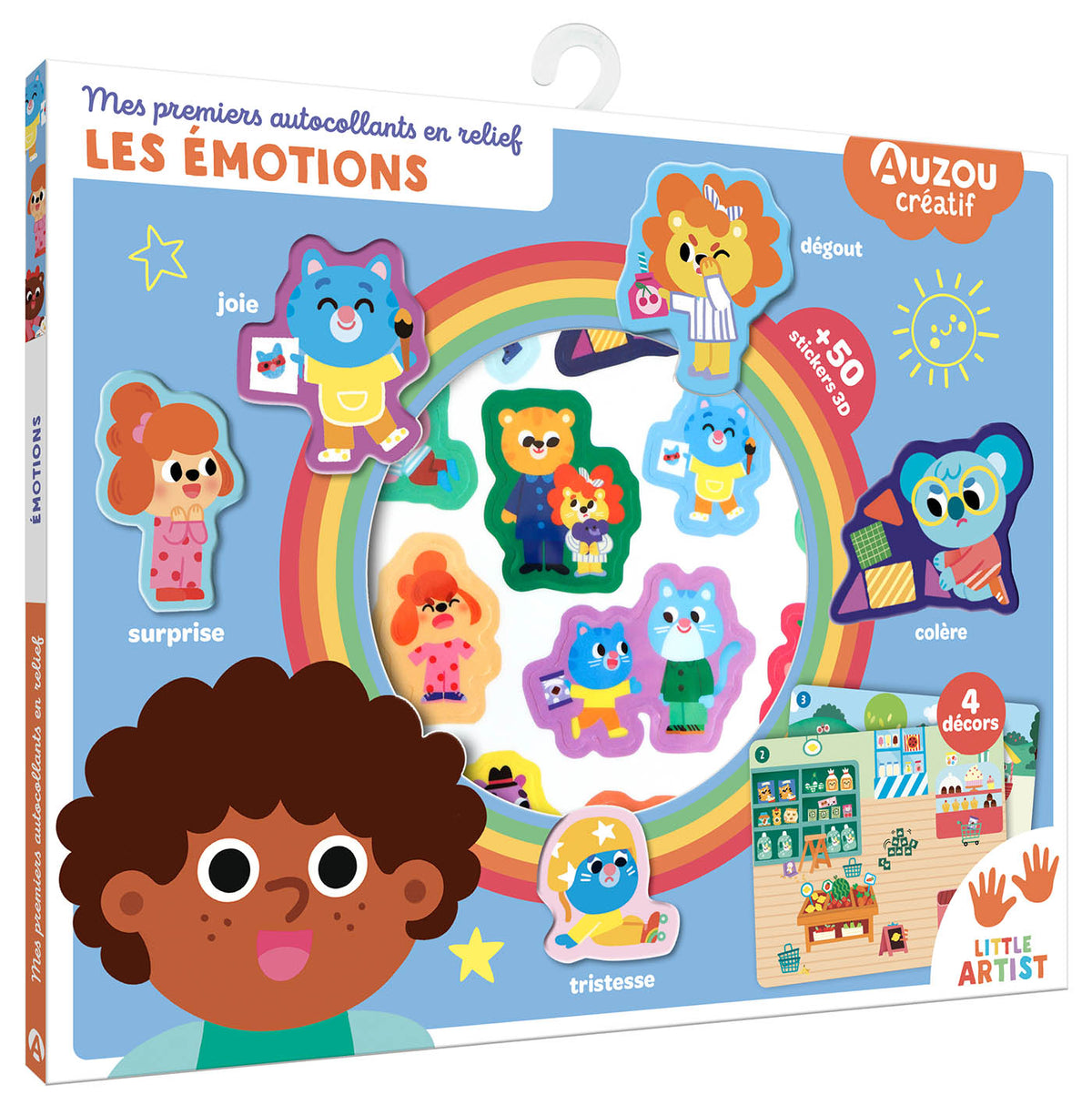 My first puffy stickers - Emotions
