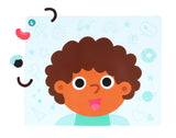 My first puffy stickers - Emotions