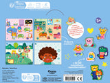 My first puffy stickers - Emotions