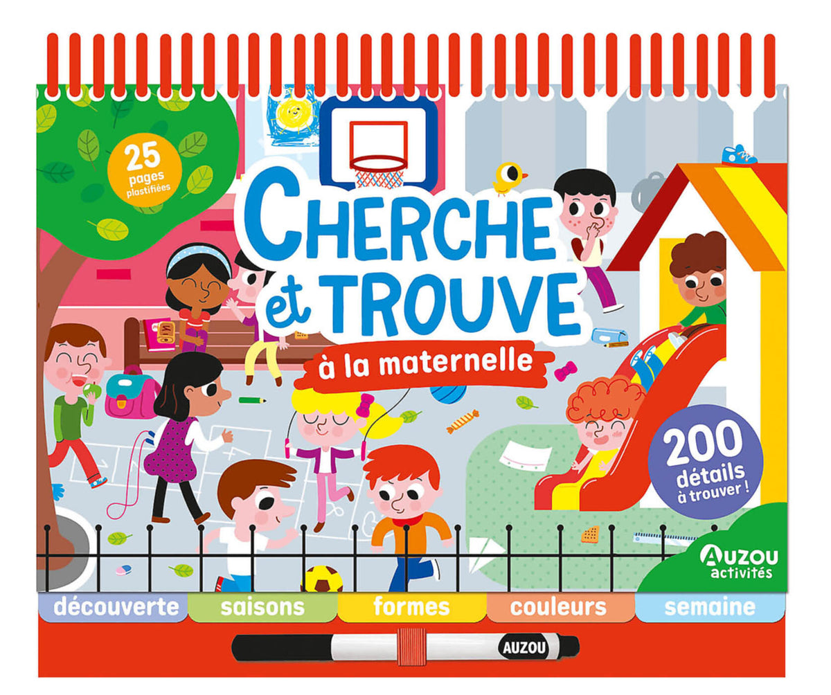 Livre - Cherche et trouve - À la maternelle (Fr)