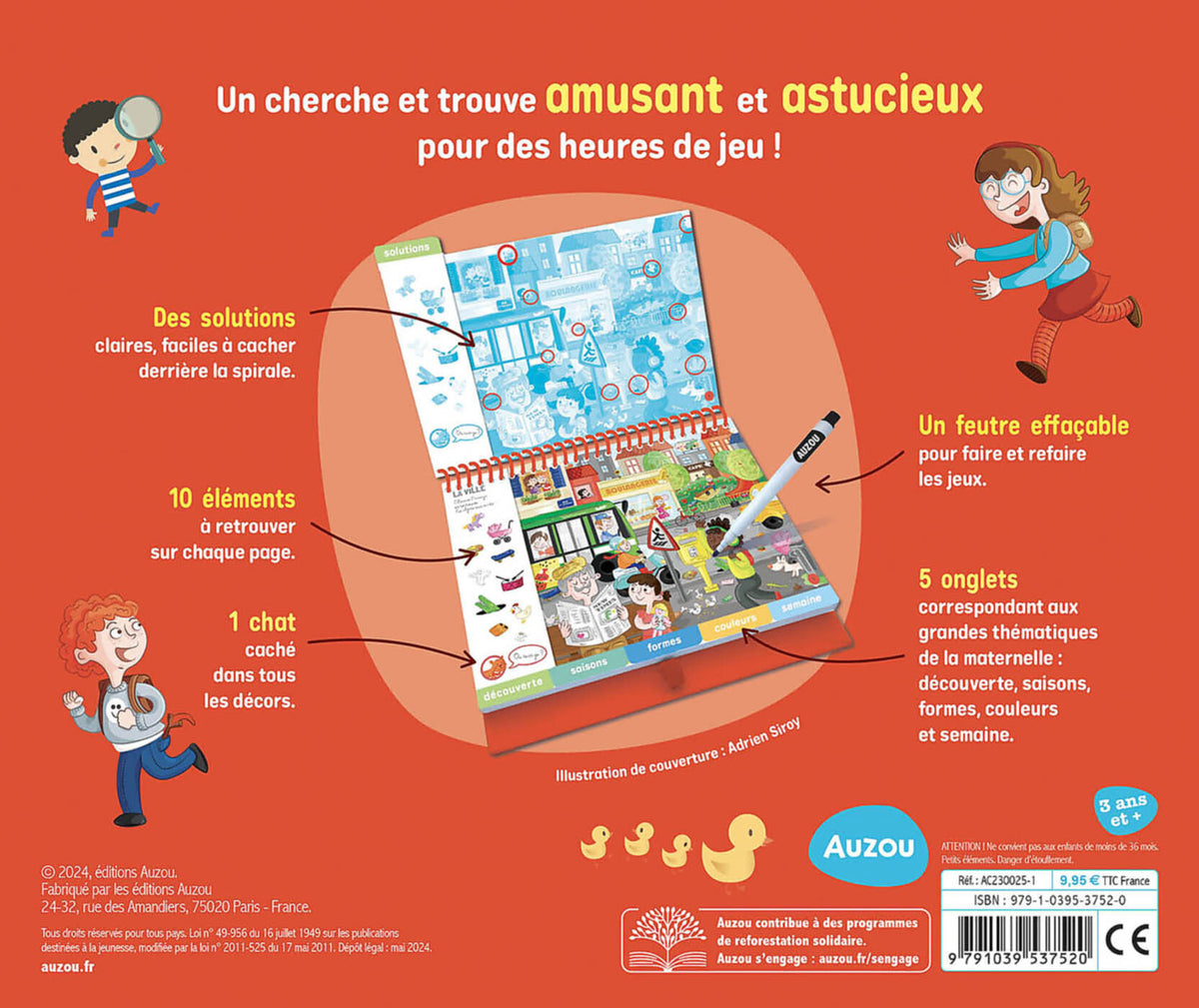 Livre - Cherche et trouve - À la maternelle (Fr)