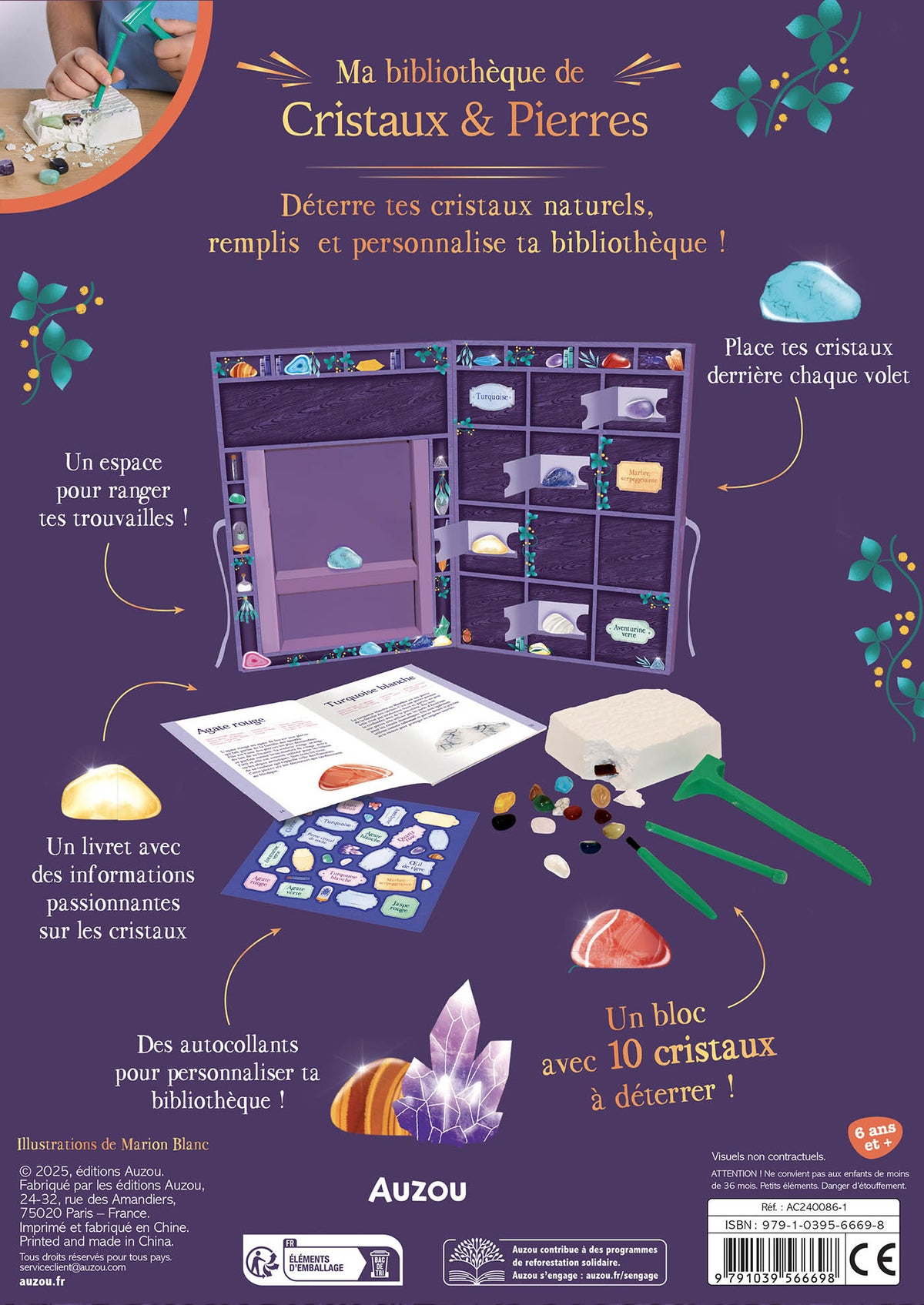 Ma bibliothèque de cristaux et pierres (Fr)