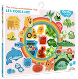 Mes premiers autocollants en relief - Les couleurs