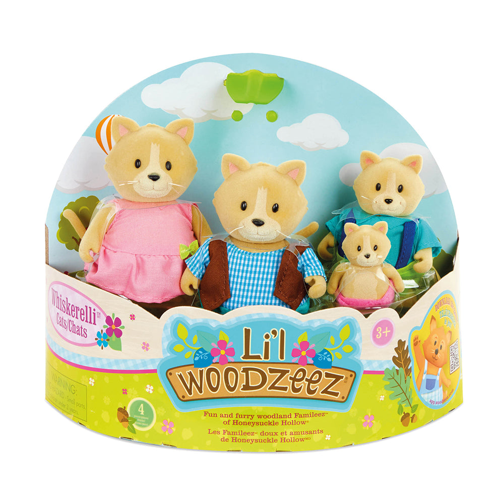 Li'l Woodzeez - Famille de chats Whiskerelli