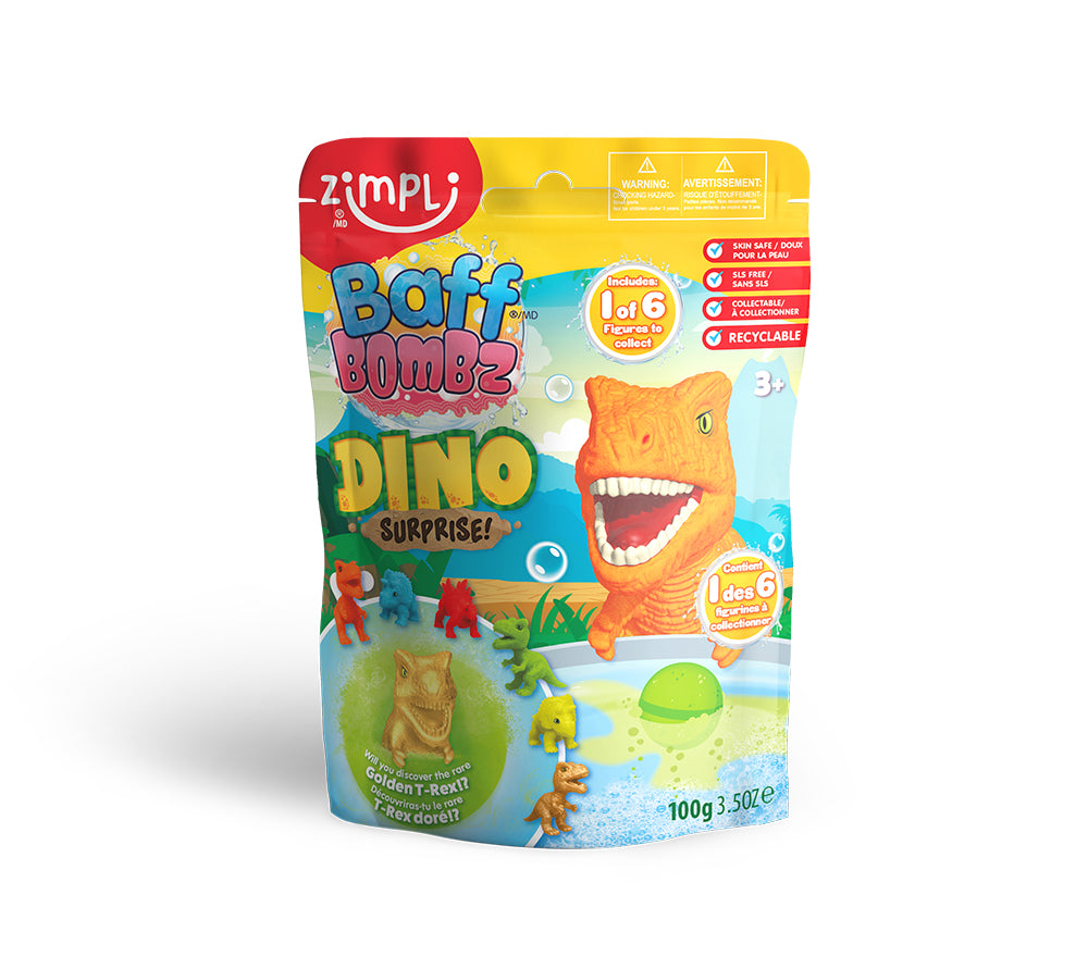 Zimpli - Baff Bombs Dino Surprise (assortiment)