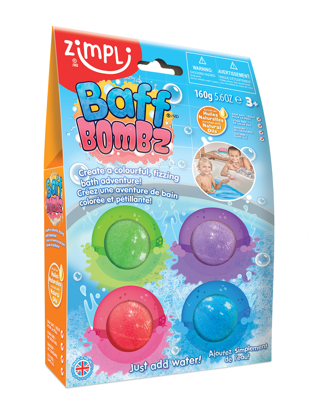 Zimpli - Baff Bombs paquet de 4