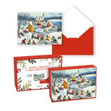 Cartes de Noël - Le village en patins (8)