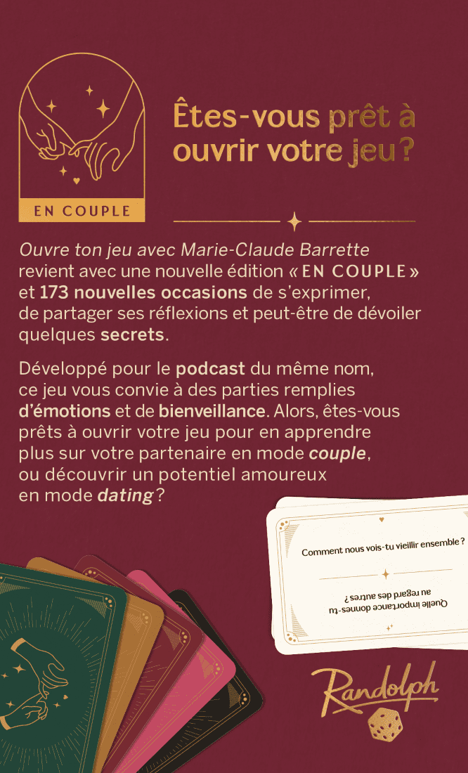 Ouvre ton jeu : En couple (Fr)
