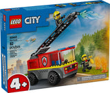 Le camion de pompiers avec échelle - City