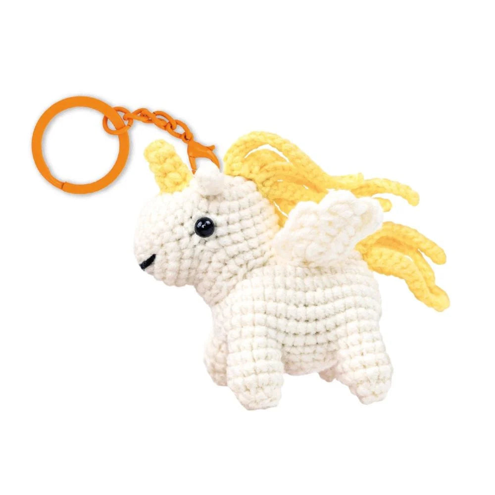 Avenir - Crochet Keychain - Curly Unicorn