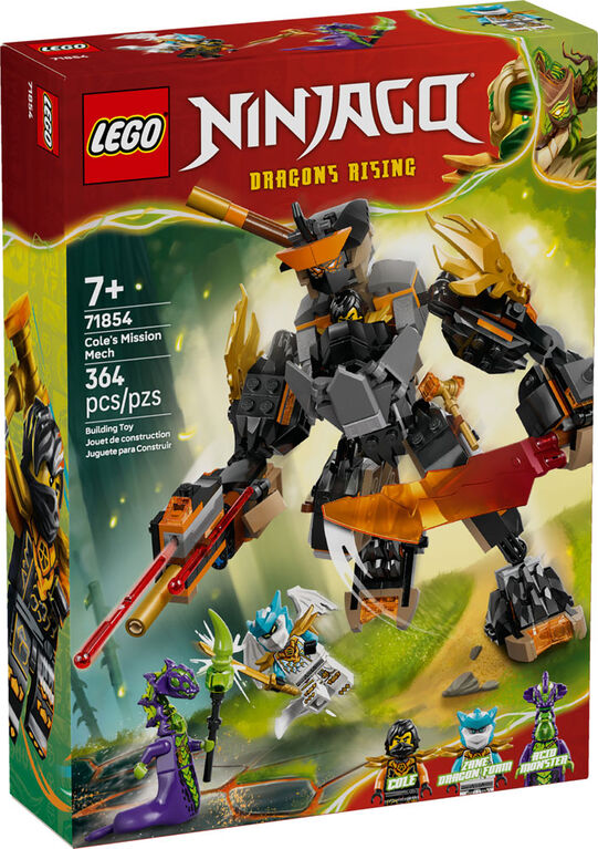 Le robot de mission de Cole contre Zane dragon - Ninjago