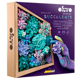 OKTO Wood & Craft - Succulents - Tenderness (Multi)