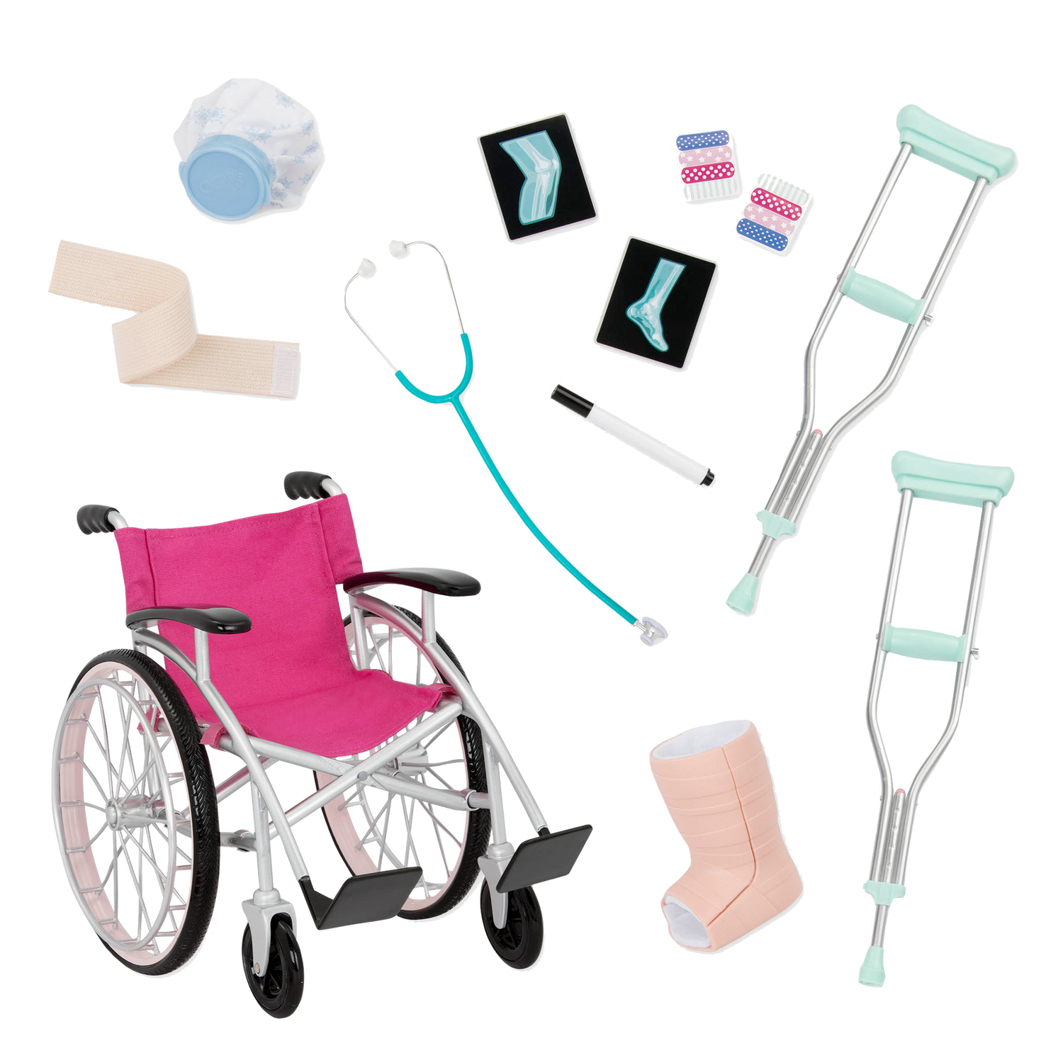 Accessoires OG de luxe - Chaise roulante Heals on Wheels