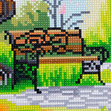 Diamond Painting - Blossoms in Park - 50 x 40 cm