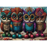 Booted Owl Quartet - 1000 pcs