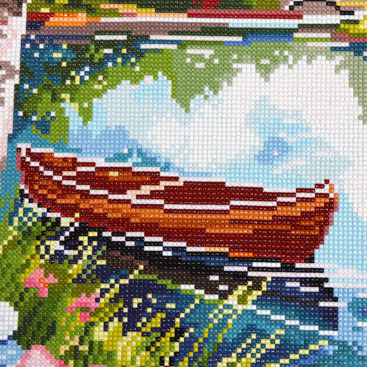 Broderie de diamant - Lac paisible