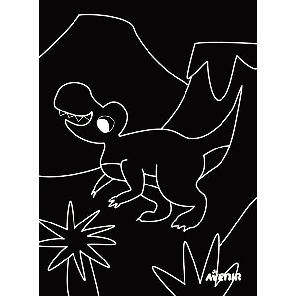 Avenir - Cartes à gratter Jr - Dinosaure