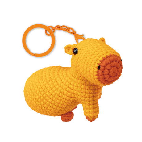 Avenir - Crocheted Keychain - Calm Capybara