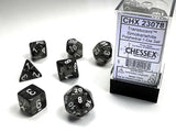 Polyhedral Dice Set Smoke / White - Translucent