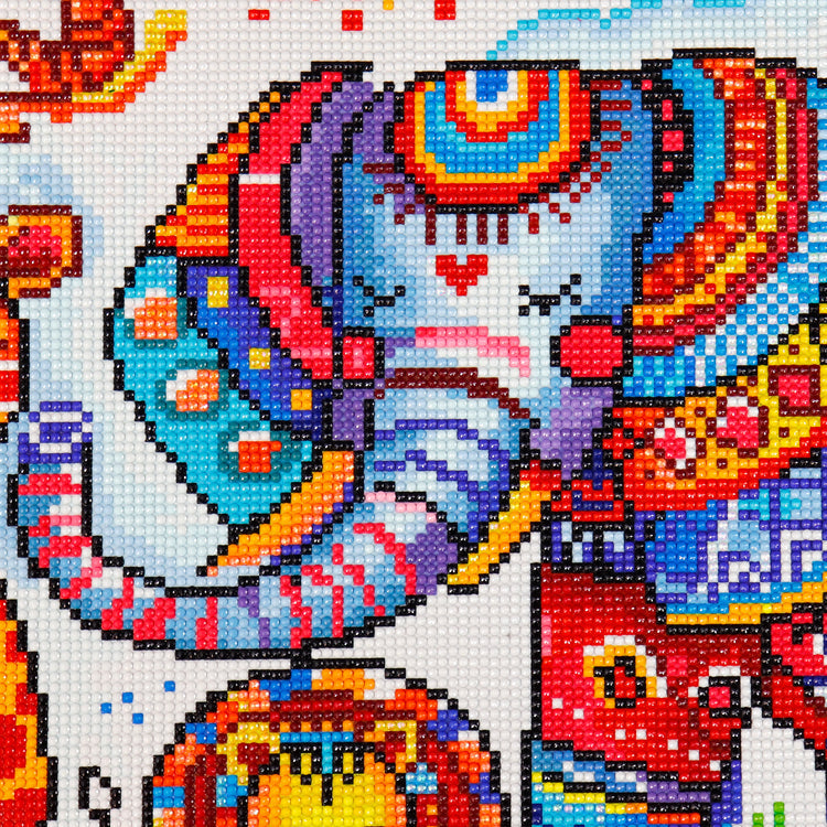 Diamond Painting - Colorful Jungle Animals