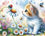 Broderie de diamant - Contemplation - 50 x 40 cm