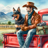 Broderie de diamant - Cowboy