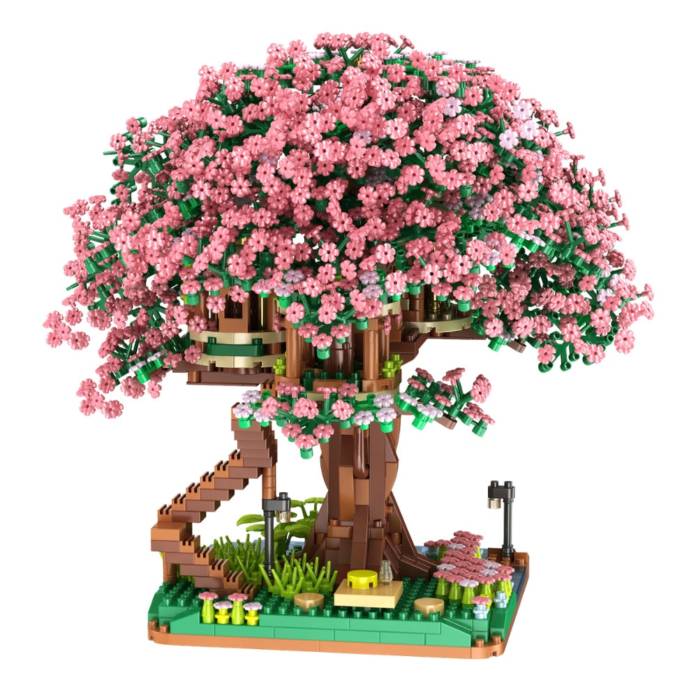 Creativo : Cubes magnétiques 3D - Maison dans un cerisier en fleurs