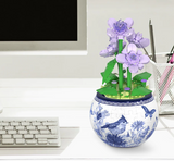 Mini Bricks Potted Flower - Violette