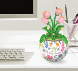 Mini Bricks Potted Flower - Tulipe