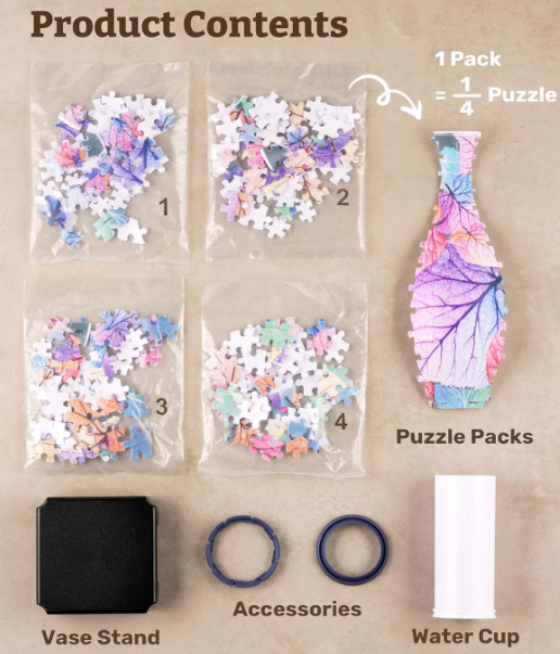 3D Puzzle Vase - Blooming Season