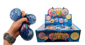 Squish Ball with Glitter (assortment)