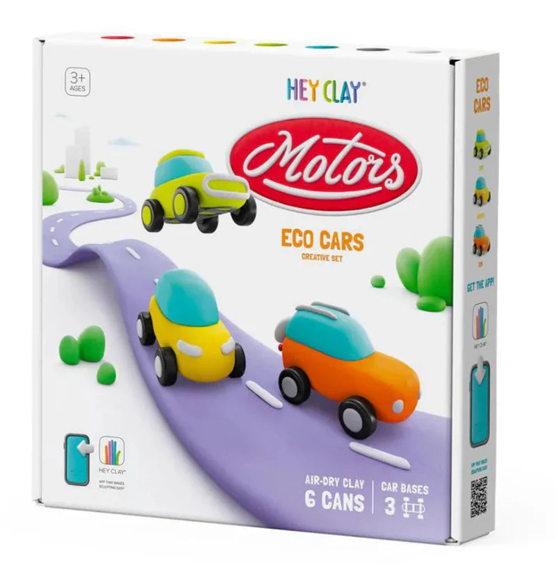 Hey Clay Set - Eco Cars