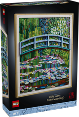 Claude Monet - Bridge Over a Pond of Water Lilies - Lego Art