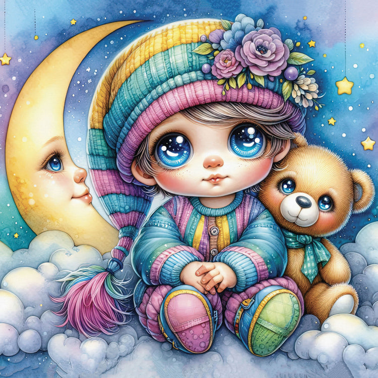 Broderie de diamant - Cloud Lullaby