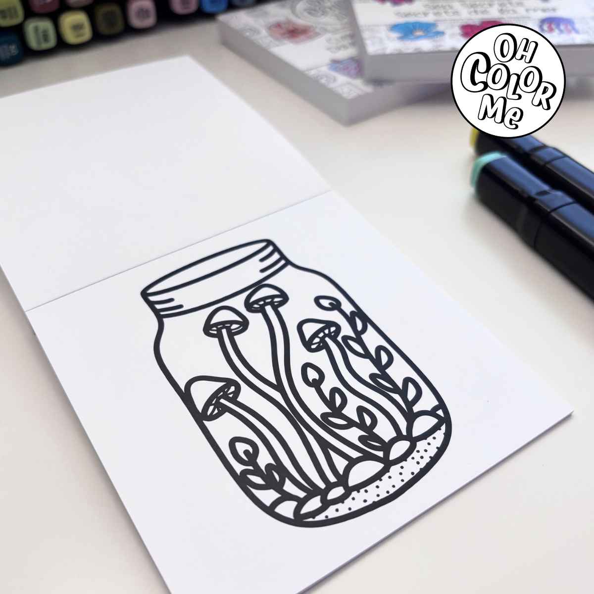 Mini Coloring Book - Oh Color Me