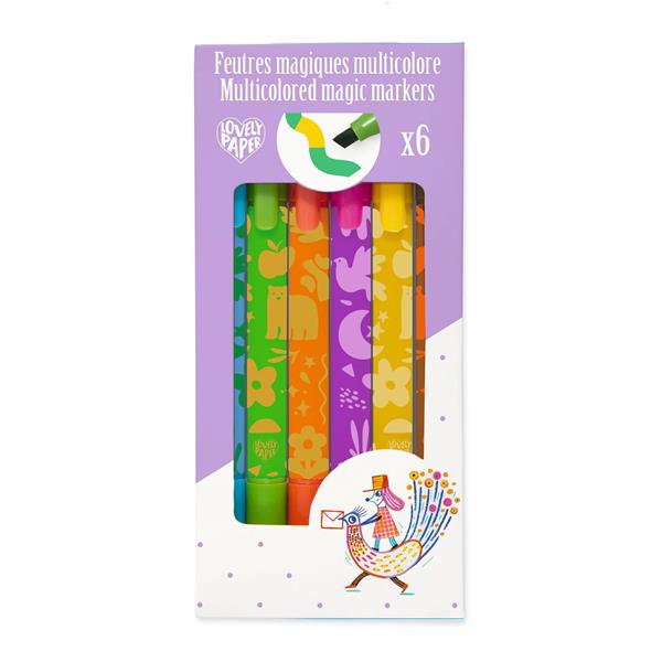 Feutres magiques multicolores (6)