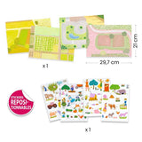 Gommettes à relever - À la ferme