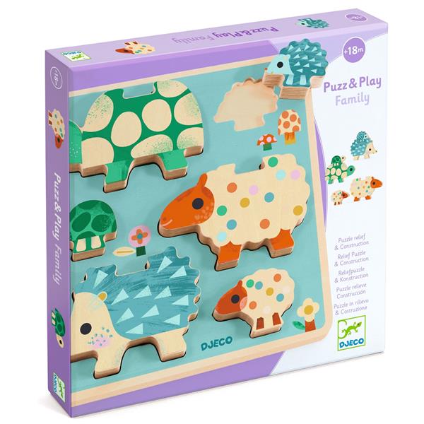Puzz and Play - Famille - 6 mcx