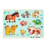 Wooden Puzzle - Dog'n'Co - 8 pcs