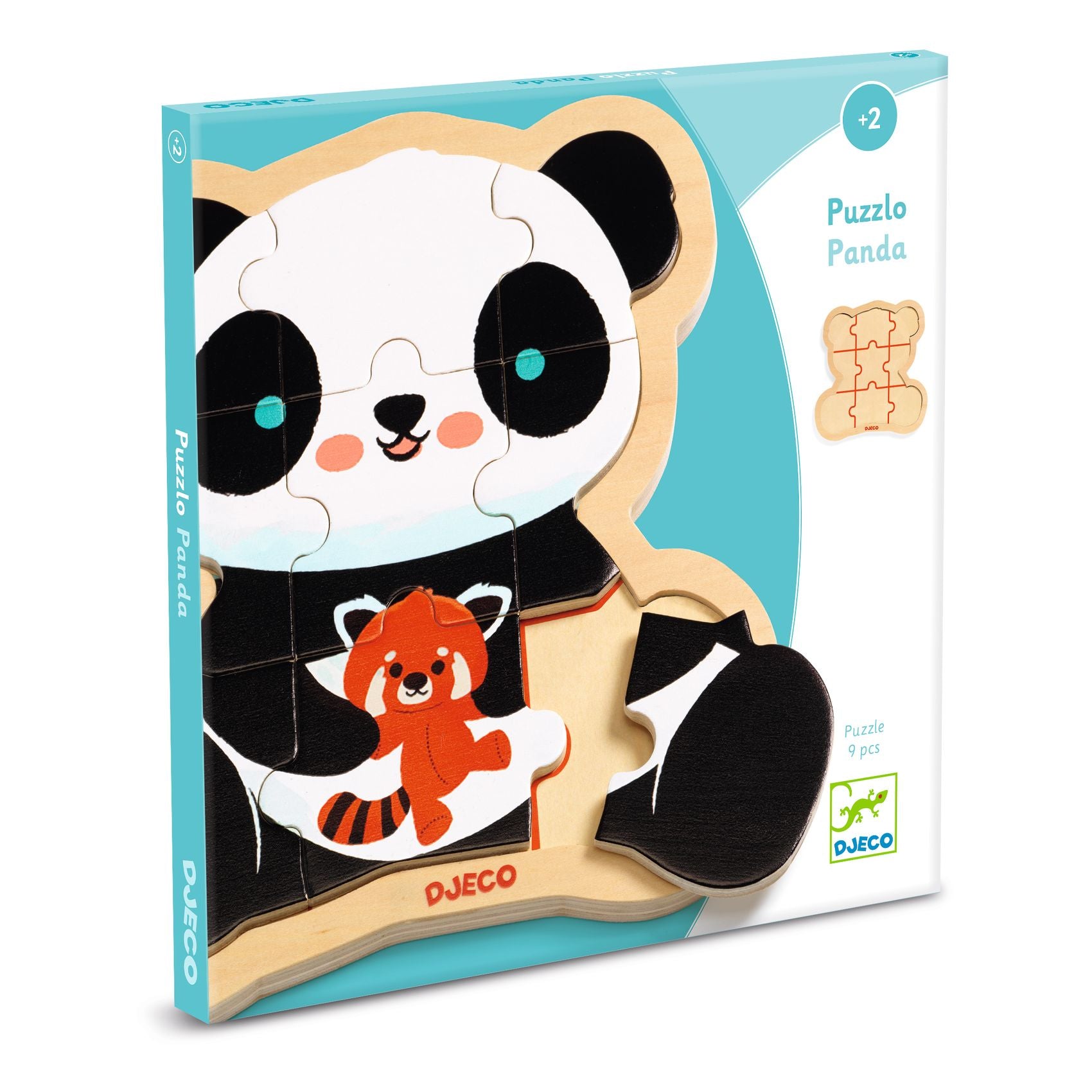 Puzzlo Panda - 9 pcs