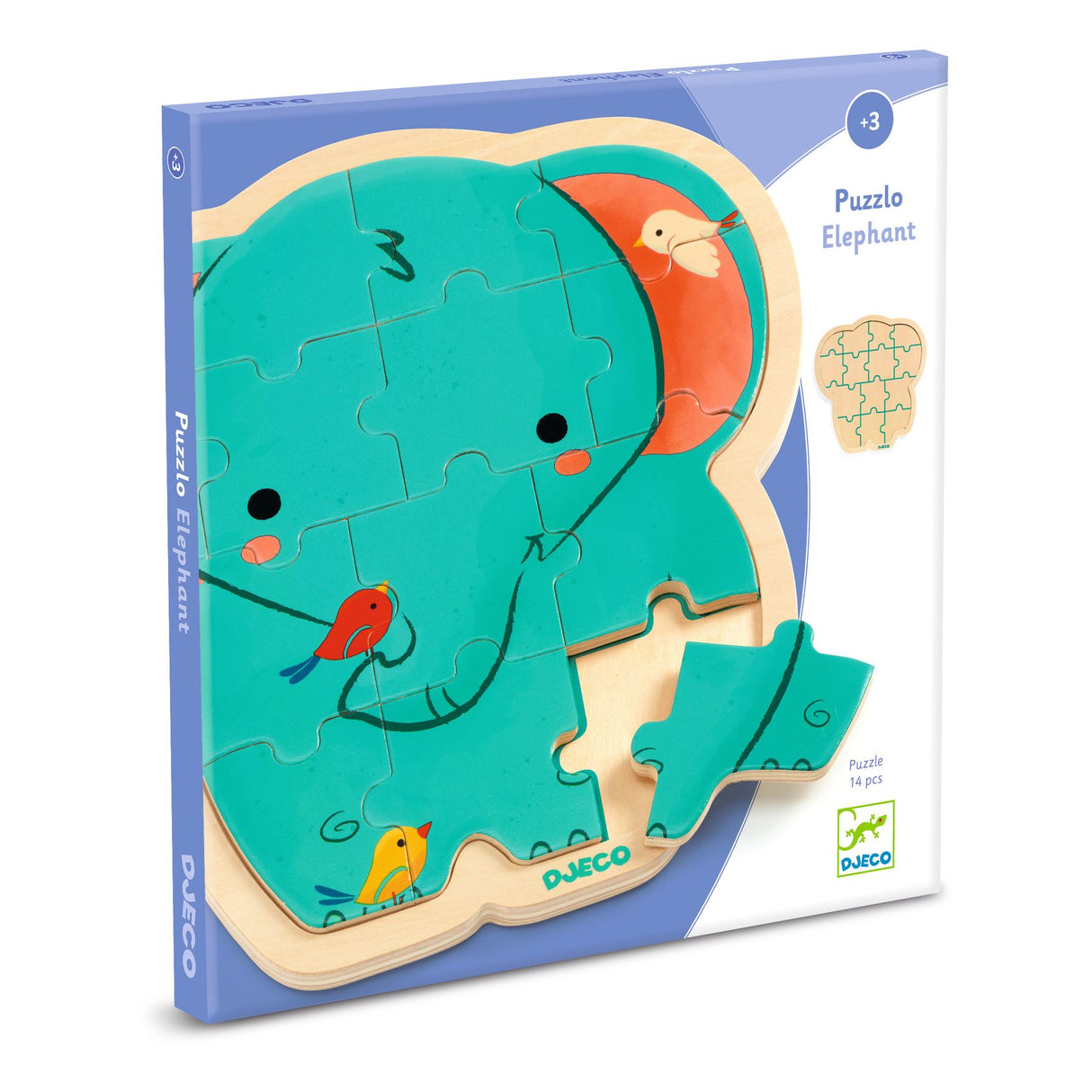 Puzzlo Elephant - 16 pcs