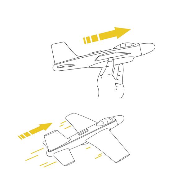 Fire Jet - Glider Plane