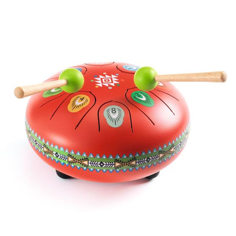 Animambo - Red Metal Tongue Drum