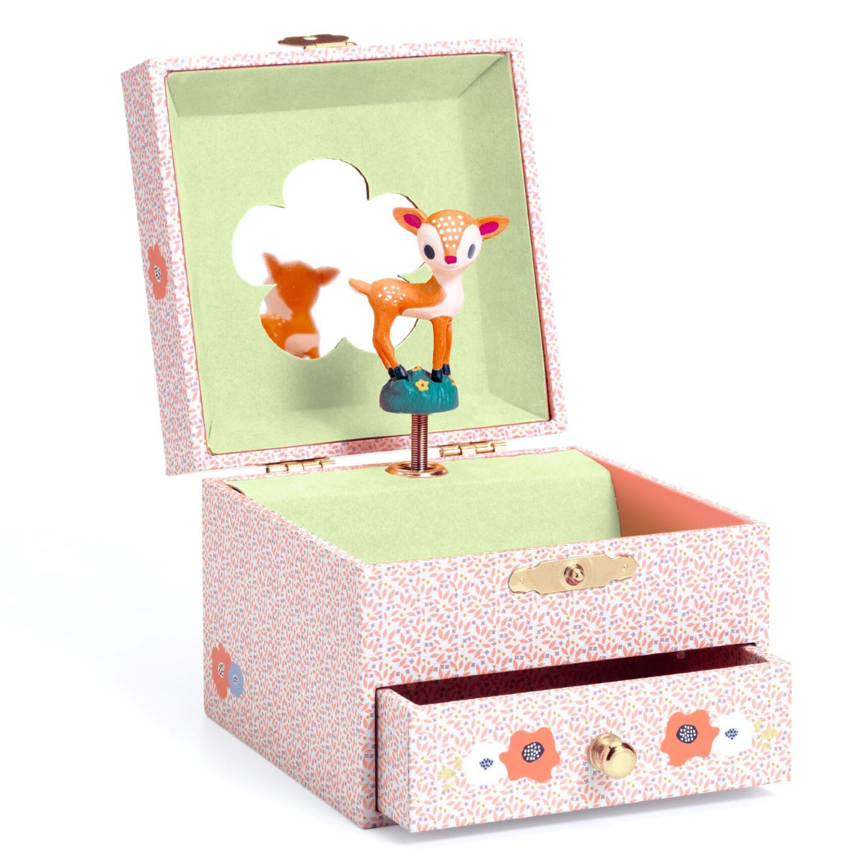 Musical jewelry box - Woodland Fawn