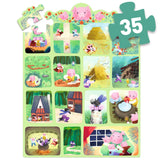 Puzzle Histoire - Les Trois Petits Cochons - 35 mcx