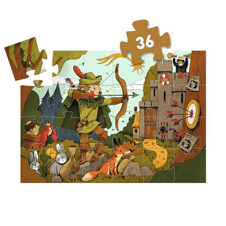 Silhouette Puzzle - Robin Hood - 36 pcs
