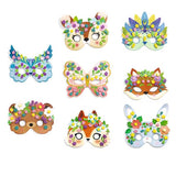 DIY - Masques mosaïques - Animaux de la forêt