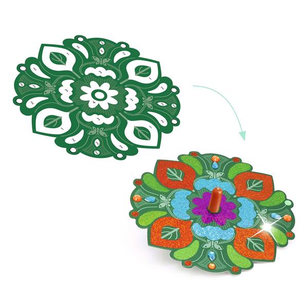 DIY -  Spinning Tops to Metalize - Flower Power
