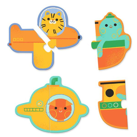 Puzzle Duo - Véhicules - 10 mcx